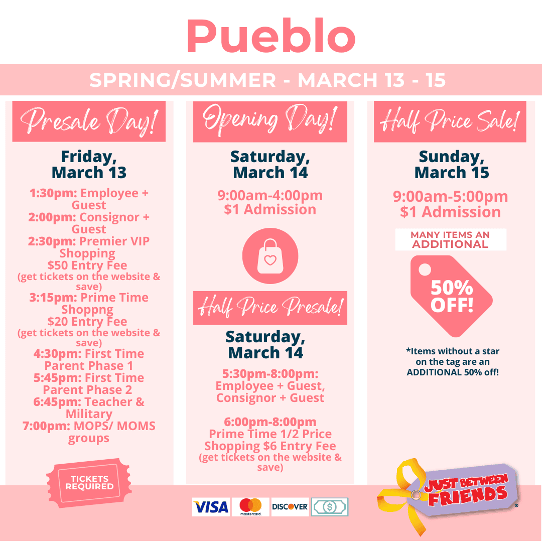 A mom and her child hug in between two rows of little girl clothes